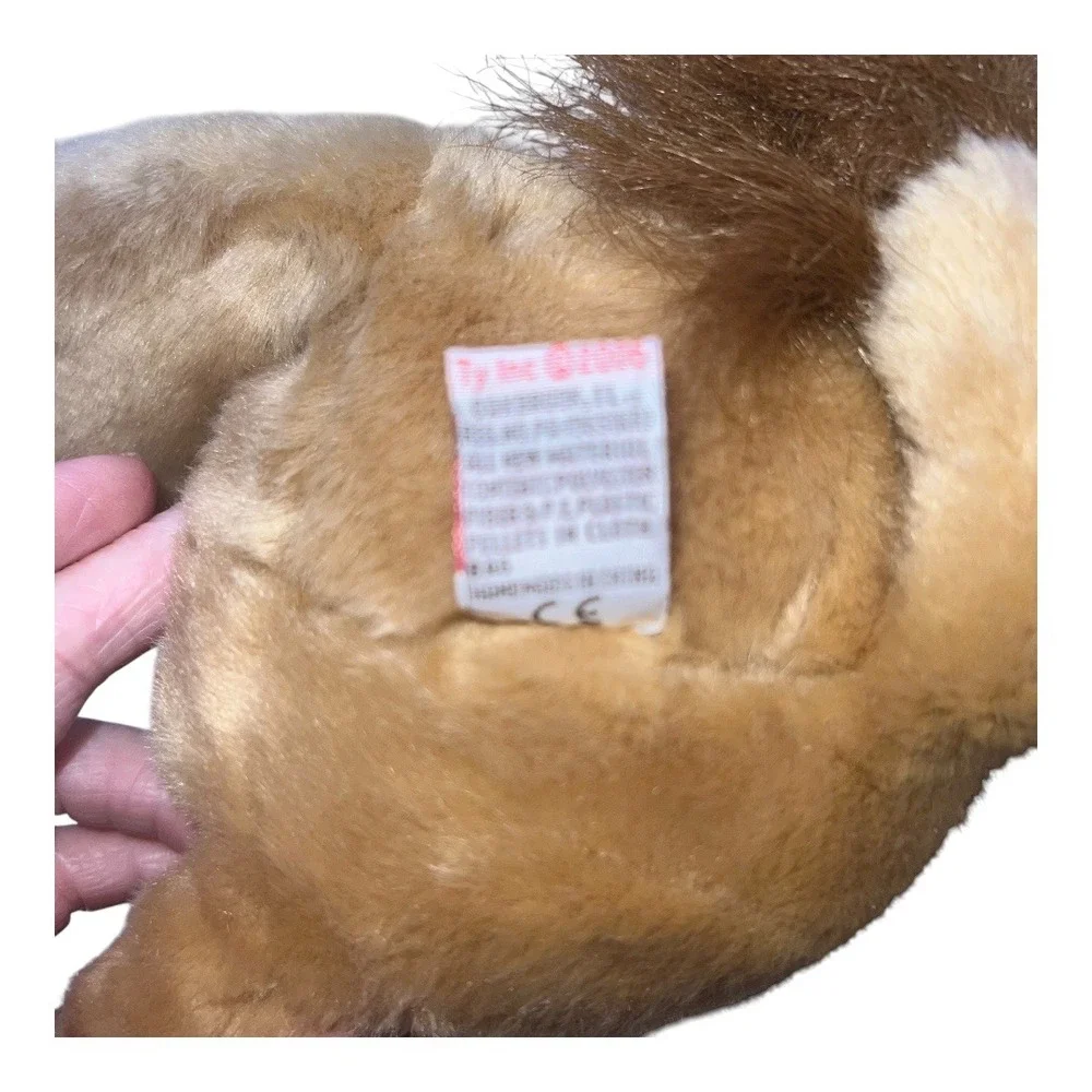 Ty Classic‎ Regent Lion Plush Stuffed Animal Toy Brown Mane Heart Tag